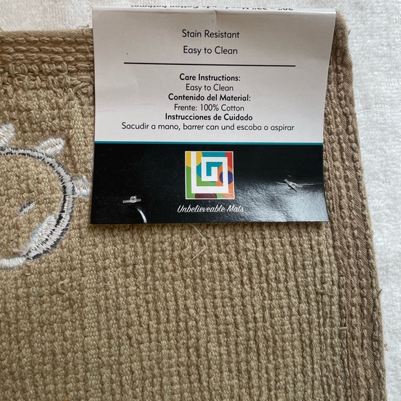 Blue Accent 20" × 32"
Handmade Cotton bathmat - Picture 2 of 5